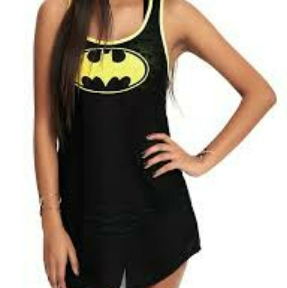 Batman Hot Topic Swimsuit Cover Up Top